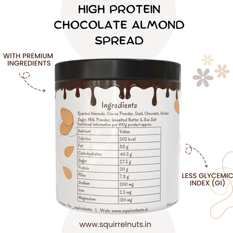 Chocolate Almond Spread - 550g - Image 3